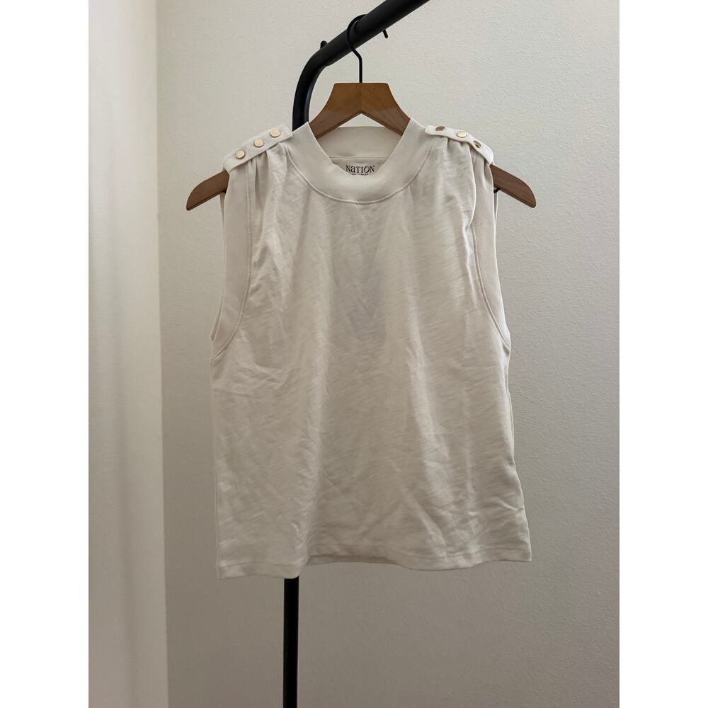 New Nation Los Angeles Anthropologie Mikka tee  sz S - Picture 5 of 7